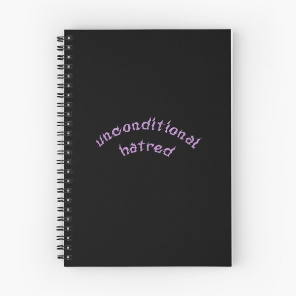 Item preview, Unconditional Hatred edgy minimalist graphic purple designed and sold by everything4eva.