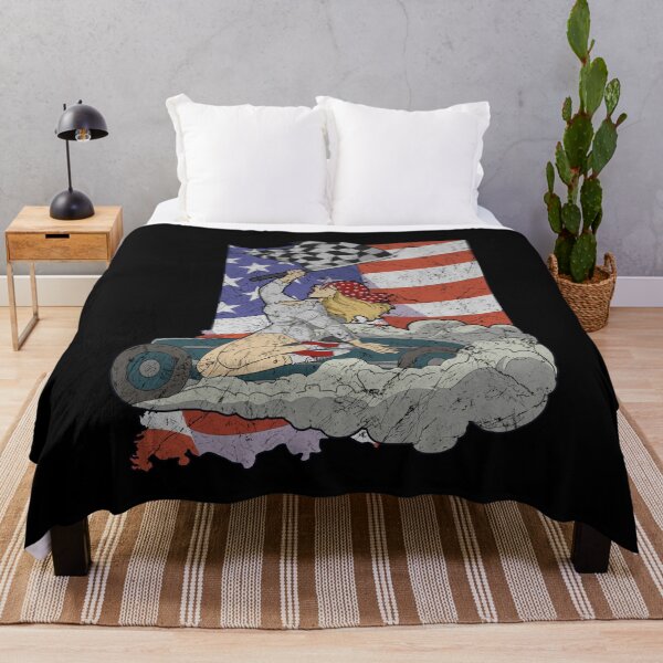 Item preview, racer race car indiana indianapolis american flag distressed designed and sold by FalkDania.