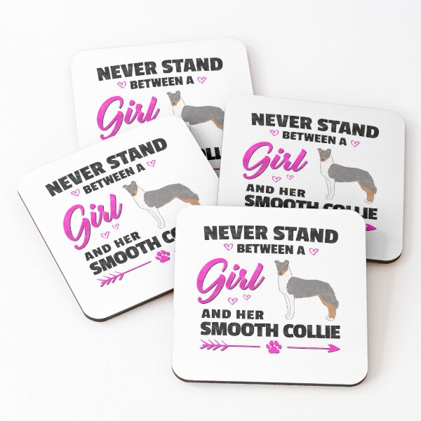 Item preview, Girl with Smooth Collie Collie owner saying designed and sold by madgrfx.