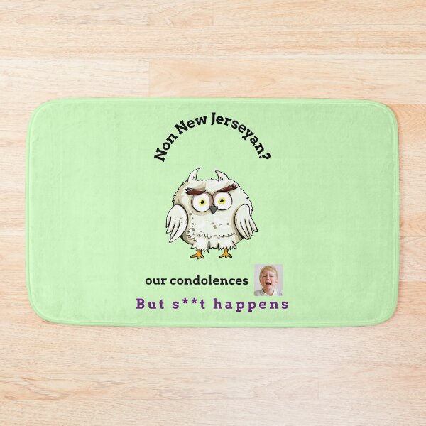 Item preview, "Condolences to non New Jerseyans"  (owl) designed and sold by skoumpourdides.
