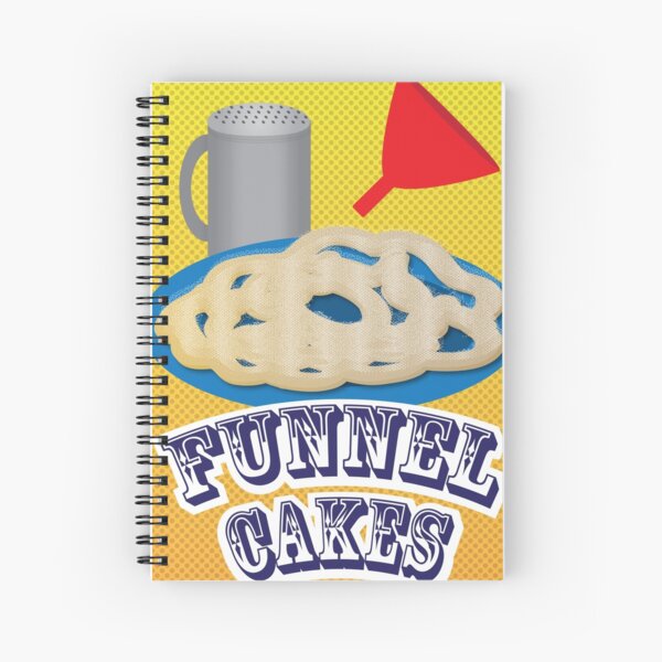 Funnel Cakes Spiral Notebook