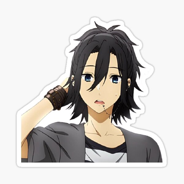 Horimiya Miyamura Sticker By Snazzymina Redbubble