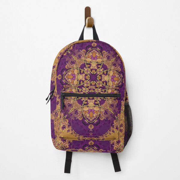 Item preview, Mustard Gold and Purple Fuchsia Geometry designed and sold by webgrrl.