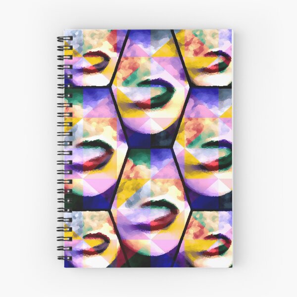 Aperçu de l'œuvre Femme lèvres arc-en-ciel abstrait Vape Art créée et vendue par OCDesigns2.