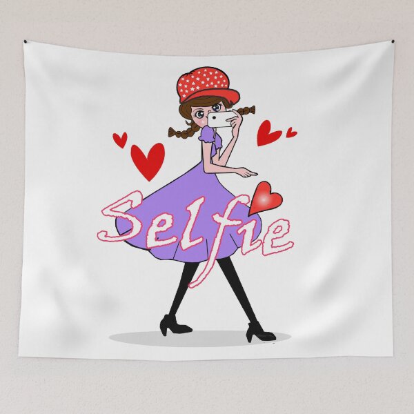 Artikelvorschau, Selfie entworfen und verkauft von Shirley cute art .