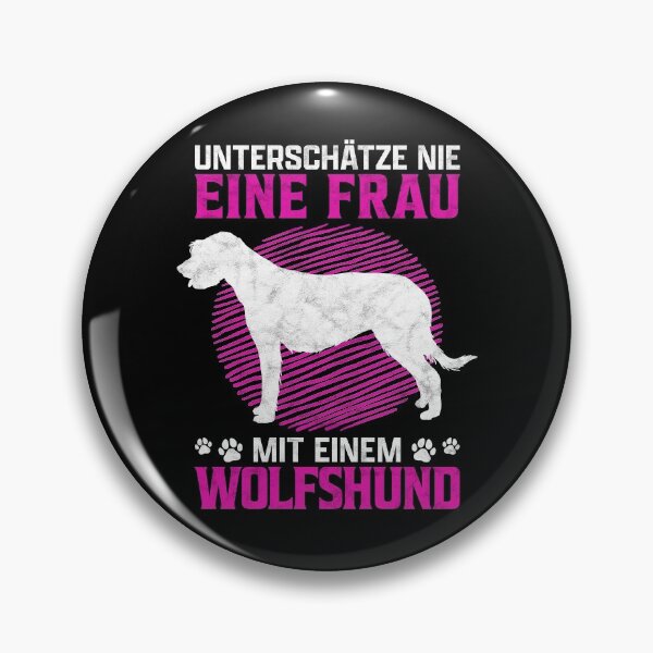 Artikelvorschau, Frau mit Irischer Wolfshund Windhund Besitzerin Spruch entworfen und verkauft von madgrfx.