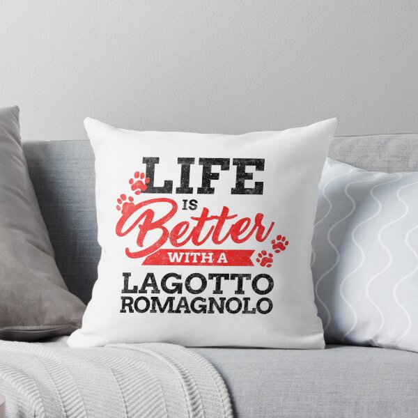 Item preview, Life is better with Lagotto Romagnolo truffle dog saying designed and sold by madgrfx.