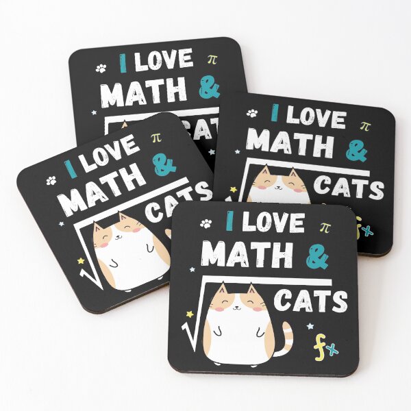 Item preview, I love Math And Cats Math And Algebra Lovers Calculus Gift designed and sold by RowenaHicks.