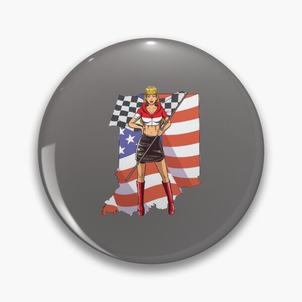 Item preview, racer race car indiana indianapolis american flag  designed and sold by FalkDania.