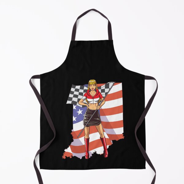 Item preview, racer race car indiana indianapolis american flag  designed and sold by FalkDania.