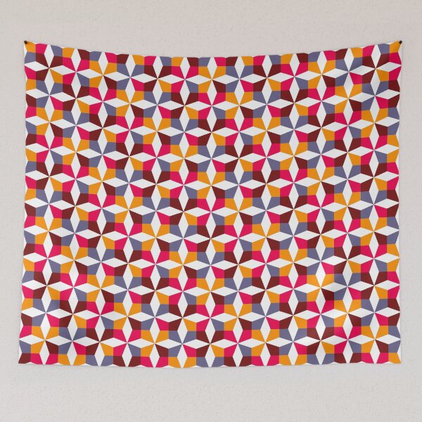 Item preview, Geometric Diamond Pattern (Autumn Colours) designed and sold by John Uttley.