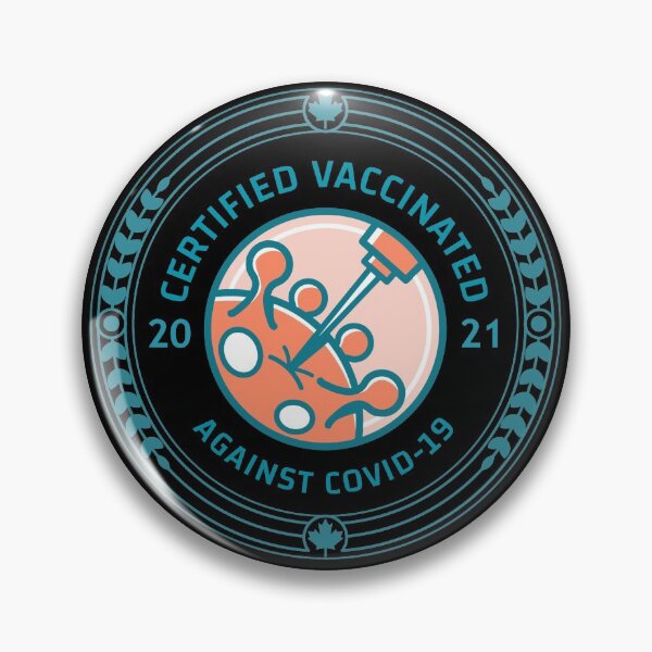 Item preview, Certified Vaccinated 2 designed and sold by Vancity Printees.
