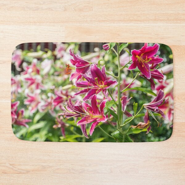 Item preview, Joyful Superbloom - Riotous Fragrant Garden of Stargazer Lilies designed and sold by Georgia Mizuleva.