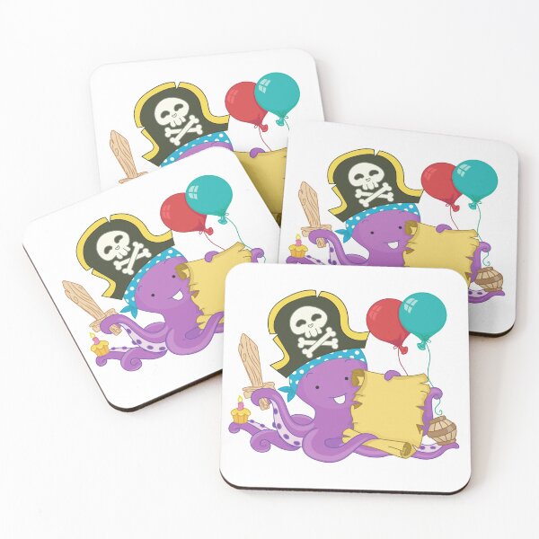 Item preview, Pirate Octopus Birthday Party designed and sold by treasure-crafts.