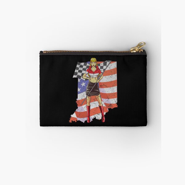 Item preview, racer race car indiana indianapolis american flag distressed designed and sold by FalkDania.