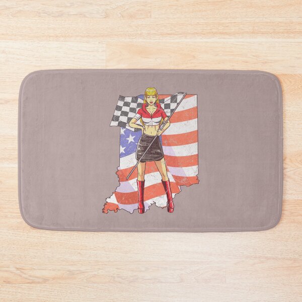Item preview, racer race car indiana indianapolis american flag distressed designed and sold by FalkDania.