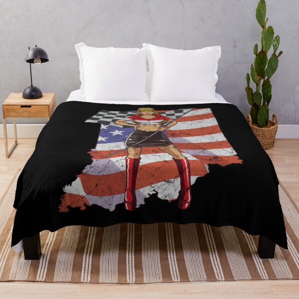 Item preview, racer race car indiana indianapolis american flag distressed designed and sold by FalkDania.