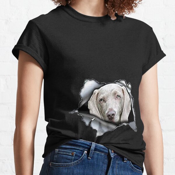 weimaraner tee shirts