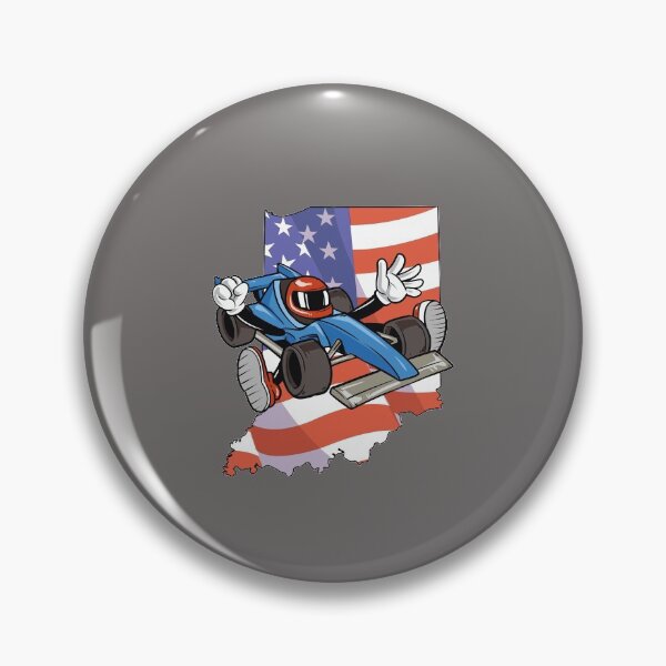 Item preview, racer race car indiana indianapolis american flag designed and sold by FalkDania.