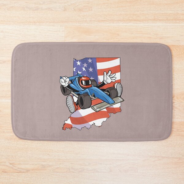 Item preview, racer race car indiana indianapolis american flag designed and sold by FalkDania.