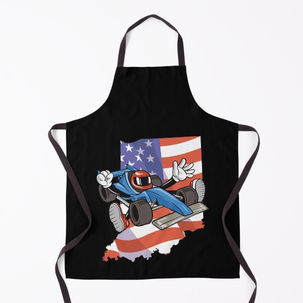 Item preview, racer race car indiana indianapolis american flag designed and sold by FalkDania.