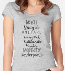 Camiseta entallada de cuello redondo Gilmore Girls - Bicicleta monociclo