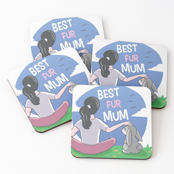 Item preview, Best Fur Mum - Rabbit  designed and sold by guineapigsaus.