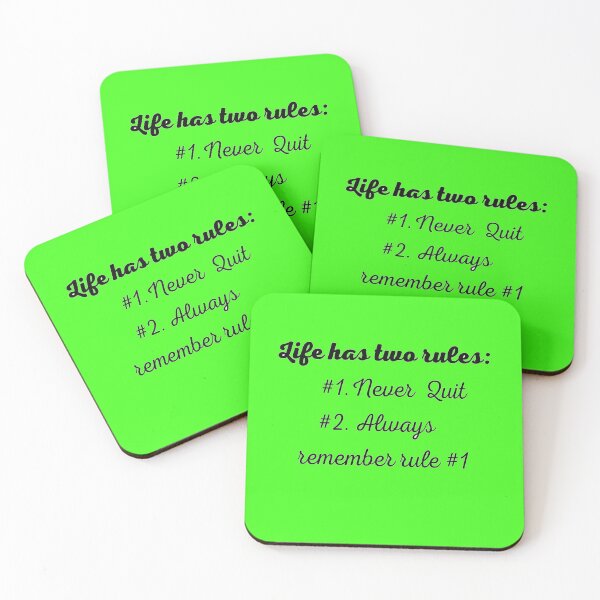 Item preview, Make Your Own Rules But Never Quit designed and sold by MagicEmpress.