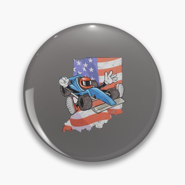 Item preview, racer race car indiana indianapolis american flag distressed designed and sold by FalkDania.