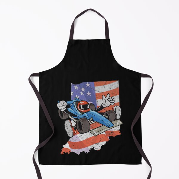 Item preview, racer race car indiana indianapolis american flag distressed designed and sold by FalkDania.