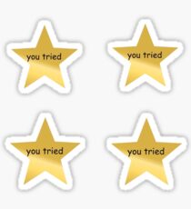 at least you tried sticker pack Sticker