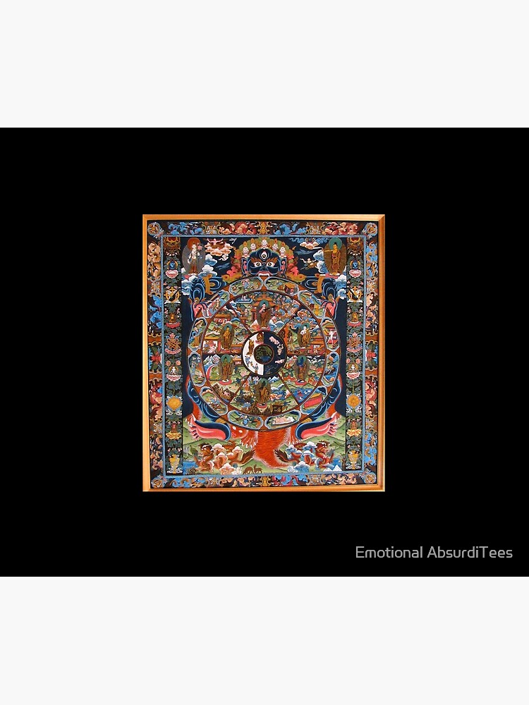 Tibetan Buddhist Wheel of Life by TammyWinandArt