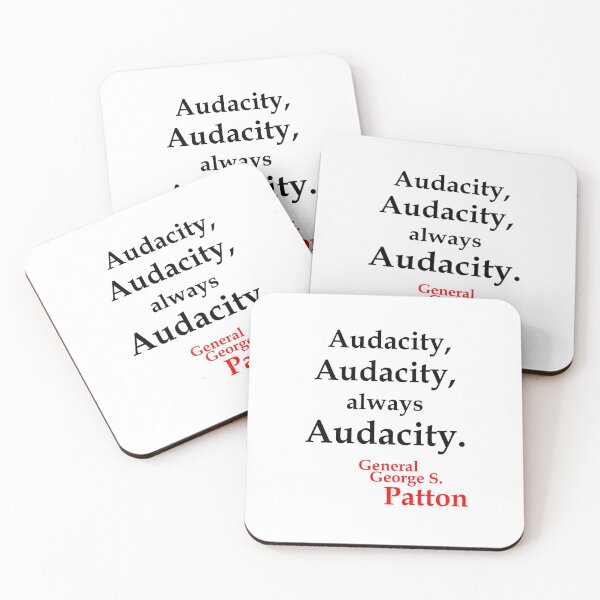 Item preview, Audacity - Patton (WT) designed and sold by OleKurmudgeon.