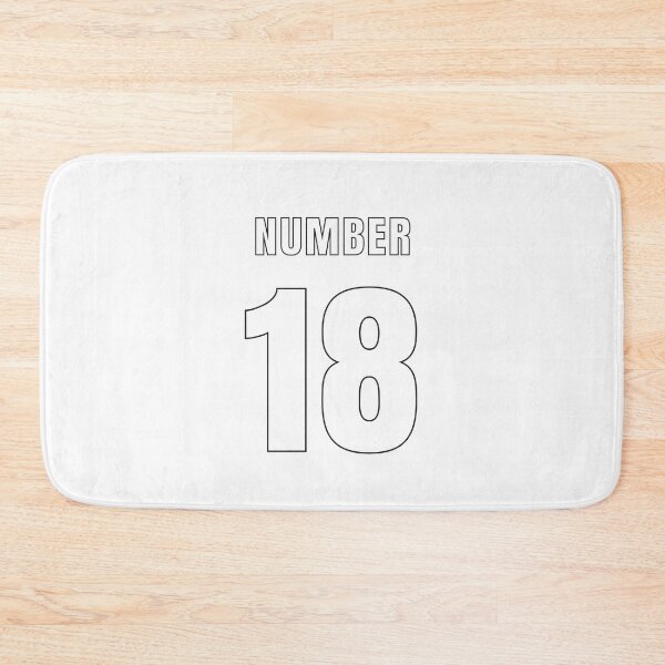 Item preview, NUMBER 18 FRONT-PRINT designed and sold by MrSimpler.