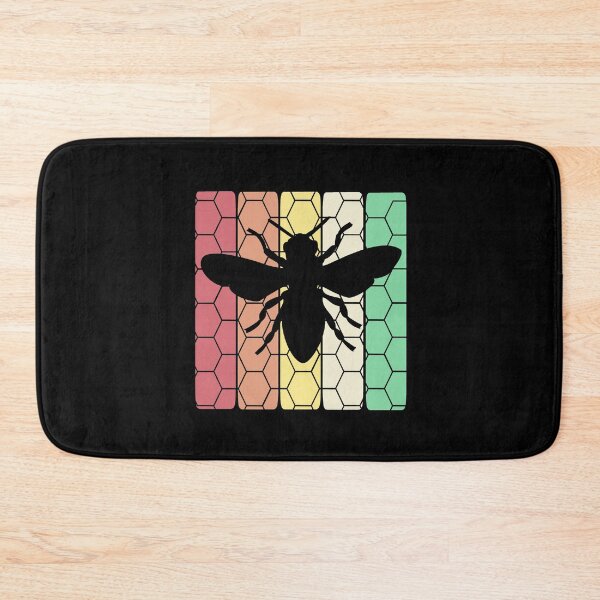 Item preview, Retro vintage hexagon bee designed and sold by NeXore.