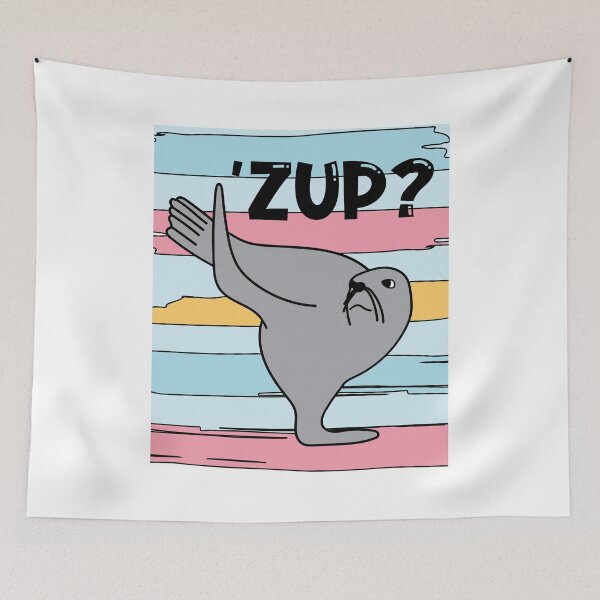 Item preview, Seal Seal In Retro Style With Saying designed and sold by flofin.