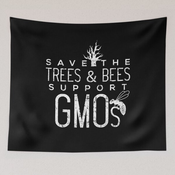 Item preview, Save the Trees & Bees support GMOs designed and sold by NeXore.