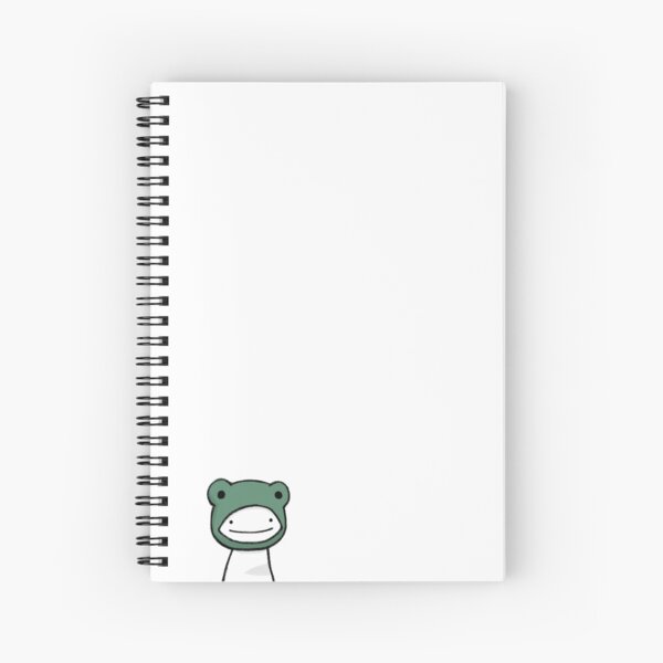 Blob Dream in Frog Hood Spiral Notebook