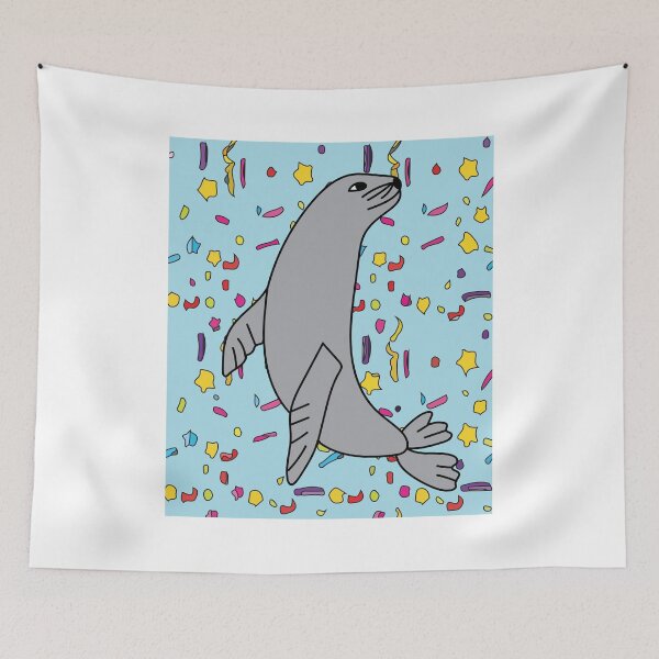 Item preview, Seal Seal In Retro Style With Saying designed and sold by flofin.