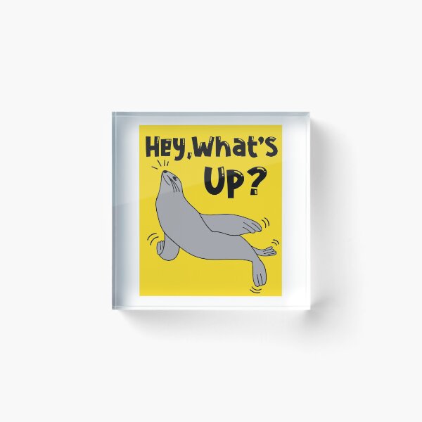 Item preview, Seal Seal In Retro Style With Saying designed and sold by flofin.
