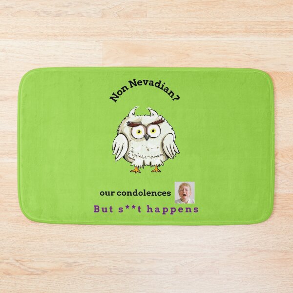 Item preview, "Condolences to non Nevadians"  (owl) designed and sold by skoumpourdides.