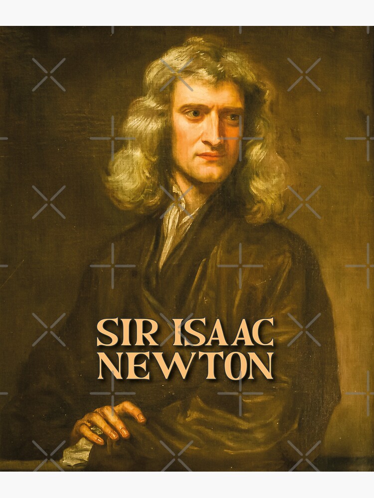 Sir Isaac Newton Sticker For Sale By Jools 57 Redbubble 0094