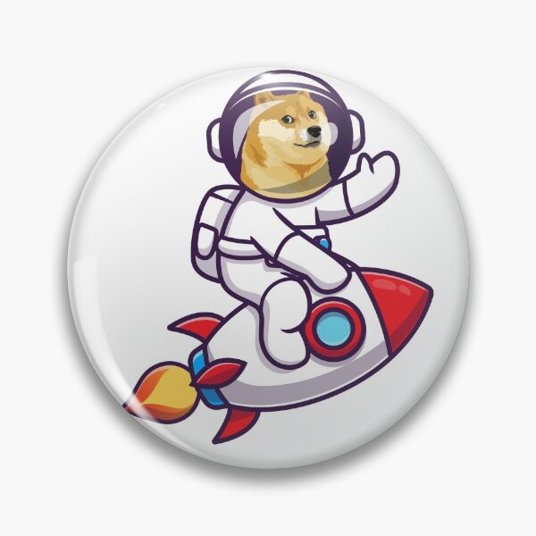 Item preview, Funny Dogecoin to the moon art for traders designed and sold by yxmi21.
