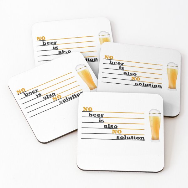 Item preview, No beer is also no solution designed and sold by WalderDesign.
