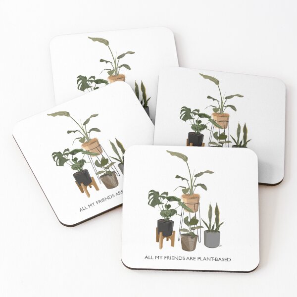 Item preview, All my friends are plant-based designed and sold by jf901.