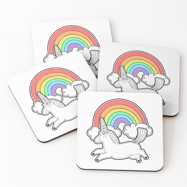 Item preview, Unicorn with rainbow designed and sold by TopsellerShirts.