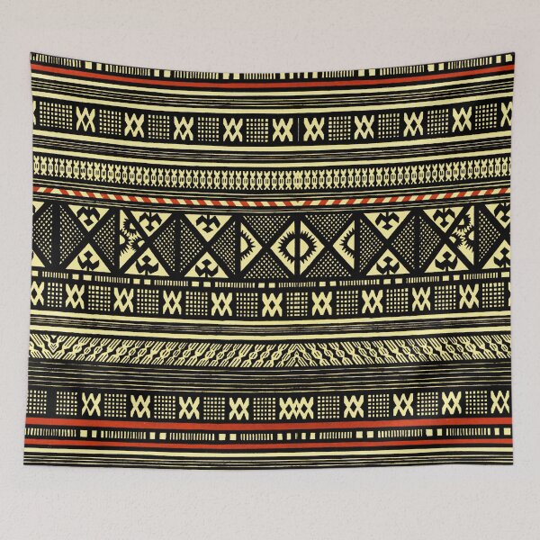 Item preview, Tribal repeat pattern designed and sold by Freewheeling.