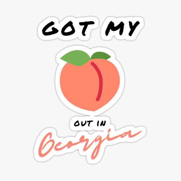 Peaches Lyrics Stickers for Sale