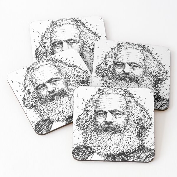 Item preview, KARL MARX - ink portrait designed and sold by lautir.