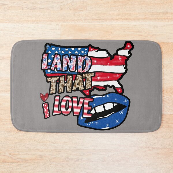Item preview, Land That I Love, American Flag, July Fourth USA, Patriotic Heart designed and sold by taby2you.